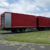 GRP Box Body complete with GRP close coupled GRP trailer.